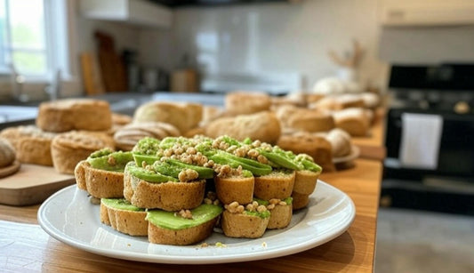 Keto Bread Mix for 4 Coconut and Almond Loaves. Only 1 net carb per slice. Can make 4x1lb tin loaves or 2x2lb tin loaf or 14Buns or 8Balm Cakes or 4Pizza Bases